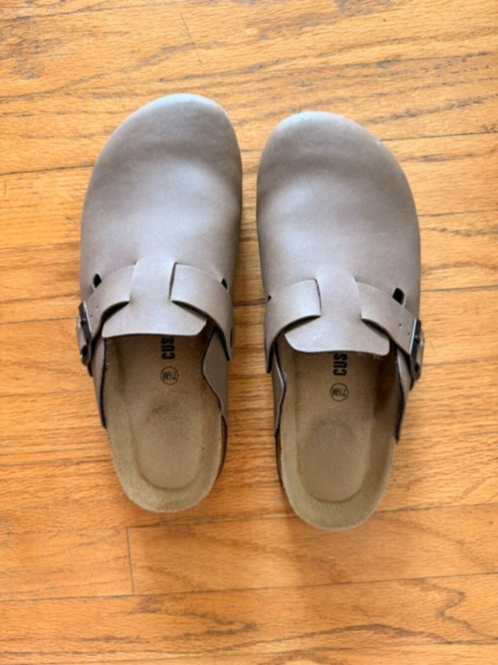 Tan/Beige/Brown Hana Cushionaire Mule Clogs 7.5M